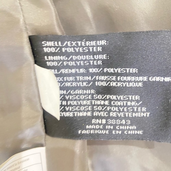 Via Spiga diamond quilted Walker zip up jacket skim latte lightweight medium - Picture 11 of 12